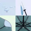 Anti-UV Full Automatic Business Umbrella 3 Folding Male Female Parasol Sun Rain Women Windproof Luxury For Men 210626