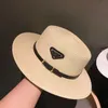 New luxury straw hat for men and women with the same travel sunscreen belt buckle sun hat sunscreen sunshade hat 14 models can be selected