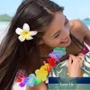 Flor 30 pcs Hawaiian Leis Colar Garland Tropical Artificial Havaí Seda Grinalda Festa Fornecimentos Praia Divertimento