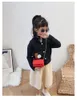 PU Quality Faslesions Kids Girls Solid Parse Presh Handbag Mother وأنا أنيقة أطفال أكياس واحدة