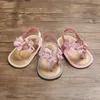 Neu in der Mode für Neugeborene, Babys, Mädchen, Blumenschuhe, Sandalen, Sommerferien, Krippenschuhe, Prewalker