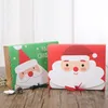 50%off Square Merry Christmas Paper Packaging Box Santa Claus Favor Gift bags Happy New Year Chocolate Candy Boxs Party Supplies S911 100pcs