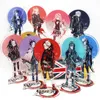 New Anime Demon Kiu No Yaiba Kamado Tanjirou Ornaments Key Pendant Double Sided Acryl Cartoon Figure Ornament Souvenir5311865