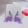 Mignon d'acrylique d'acrylique d'animaux coloré petite boucles d'oreilles pour dinosaures pour filles femmes enfants cadeau anniversaire beau bijou