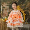 Vestito da bambino spagnolo Royal Girls Lolita Princess Ball Gown Bambini Compleanno Battesimo Festa Dreeses Bambini Spagna Boutique Abbigliamento 210615