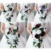 Wedding Flowers Bride Bouquet Hand Tied Flower Decoration Holiday Party Supplies European Chaise Longue Roses