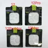 3D transparente resistente a riscos de câmera traseira protetor protetor protetora de vidro com círculo flash para iphone 13 12 pro 11 pro max