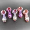 pink hand pipes Glass Beautiful Cute Smoking Pipes Pyrex Hand Heady Pipe for Herb Tobacco Smoking glass tobacco pipes