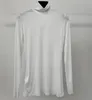 prada balmain burberry celine chanel miu miu loewe gucci fendi Вы Frauen Unterhemd hoher Hälse Langarmes Sweatshirt für Lady Tees Slim Style mit Budge Neck Yoga -Hemd dünne Materi