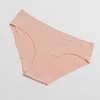 Women's Panties BZEL 3 Styles Seamless Silk Satin Underwear Female Breathable Briefs Sexy Lingerie Underpants Wholesale