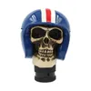 Universal Car Engrenagem Botão de Engrenagem Ressin Knob Skull Capacete Capacete Gear Shift Backs Cool Capacete Skeleton Lever Car Styling