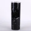 20 oz Tumbler Kupası Paslanmaz Çelik Vakum Yalıtımlı Düz ​​Kahve Kupa Açık Taşınabilir Araba Su Şişeleri 650ml HH21-301