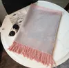 Designer Nappa Sciarpe di marca Sciarpa jacquard in cashmere lavorata a maglia per le donne Sciarpe sfumate Plaid Lettere di alta qualità Scialle Classico Risvolto