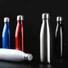 350/500/750 / 1000ml Double-Wall Geïsoleerde vacuümfles roestvrij staal waterfles BPA vrije thermos voor sportwaterflessen 210913