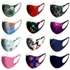 40 Designs 3D Ice Silk Cotton Face Mask Breathable Mouth Cover Anti-dust Pollution Protect Flower Fabric Sport Outdoor Party Mask DAW210