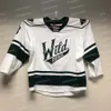 Custom Iowa Wild Hockey Jersey Calen Addison Cal O'Reilly Dmitrry Sokolov Gabriel Dumont Louie Belpedio J.T. Brown Louis Belpedio Josh Thrower Gerry Mayhew Joe Hicketts