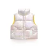 Mode gilet pour fille hiver épais vers le bas vêtements pour enfants veste sans manches enfants neige garçon enfants gilet 211203