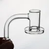 Rook Set Quartz spinner banger met 1 glazen terp parel carb cap kegel voor dab rig waterpijpen Bong Waterpijpen