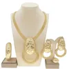 Серьги по ожерелью Set Set Yulaili Fashion Classic Ladies Big Sergring и нигерийская невеста роскошная элегантная китайская оптом