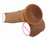 NXY Dildos Realistyczne Dildo Miękkie Silikonowe Ogromne Dick Sex Zabawki dla Kobiet Ssawka Skóra Dotykać Dorosłych Produktów Masturbator 1206