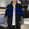 Herrjackor 2022 Autumn Jacket Male Korean version Löst tidvattnet varumärke Färg som matchar avslappnad solskyddsmedel