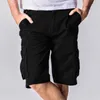 Homens Carga Shorts Homens Casual Algodão Multi-bolso macacão Bermuda Masculina Mens Verão Militar Esportes Calças Curtas Homem 210716