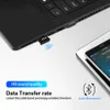 USB -mottagare sändaradapter Bluetooth 5.0 Ljudmottagare för dator bärbar dator VINN 10 8 Trådlös sändare Dongle Adapter