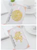 Metal Cherry Blossom Bookmarks Notas Chinês Vento Escavar Creative Bookmarks Mini Latinante de latão banhado a ouro A página pode ser personalizada