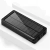 Banque d'énergie solaire 80000mAh avec 4 Ports USB, chargeur rapide haute capacité, batterie d'urgence de voyage en plein air pour Xiaomi Huawei Samsung