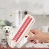 2-Way Pet Hair Remover Roller Pet Puppy Cleaning Szczotka Pies Kot Włosy Sofa Dywan Cleaner Pędzle Meble Lint Pet Włosy Remover 698 K2