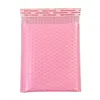 선물 랩 버블 메일러 패딩 봉투 라인 폴리 메일러 셀프 씰 핑크 스토리지 편리한 특급 가방