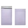 Bolsas de embalagem Lavanda Roxo Bubble Mailer 50 pcs Poly Poly Envelopes de correspondência para embalagem auto selo saco