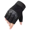 Noir été Moto militaire tactique sans doigts Motocross Moto Moto équitation motard demi doigt gants