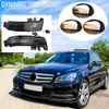 2PCS LED Dynamic Blinker Turn Signal Sida backview Spegelindikatorlampa för MERCEDES BENZ W204 W176 W212 GLA GLK CLA CLS-klass