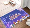 Noël violet tapis tapis créatifs chevet décoratif tapis de sol pour chambre familiale Nylon imprimé épais tapis rouge chaise tapis