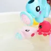 Summer Kids Bath Bath Brinquedos Divertido Bonito Elefante Banhando Brinquedos Refrigeradores Lata Pai-Criança Natação Banheiro Brinquedos Interactive Wate S7W1 H1015