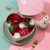 2021 Walentynki Dnia Mydło Kwiat W Kwiaty Róża w kształcie serca i Bukiet Bukiet Ślubny Dekoracji Prezent Festival Gifts