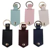DIY Sublimation Transfer Photo Sticker Keychain Gifts for Women Leather Aluminum Alloy Car Key Pendant Gift RRD7256