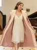 Women's Sleepwear Women's Thick Warm Winter Bathrobe Femme Long Kimono Girl Dressing Gown For Women Flannel Robes Princess Homewear