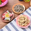 Nieuwecolorful Ronde Nuts Schotels Platen Food Grade Plastic Diner Snacks Candy Servies Snack Platte Plaat Houder EWB7048