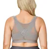 Couverture complète des femmes Sans fil X-Shape Back Support Fermeture avant Non rembourré Posture Bra Plus Taille