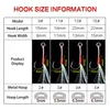 20 sztuk / Lotjig Heat Hook Zestaw Nici Kolczasty Piasca Pesca Wysokiej Stali Węgla Wędkowanie Znaby Wolno Jigging Tackle Narzędzia