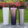 Drinkware Lid 16 OZ classic Starbucks designs Thermos vacuum Portable water Stainless steel cup of traveling Cherry blossom car Coffee H1102