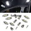 17 pcs / set T5 T10 Erro grátis Premium White Interior Mapa LED Luz 12 V Lâmpadas Lâmpadas Interior Peças de Iluminação Acessórios de Tuning de Carro