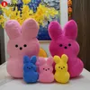 YENİ! 38 cm 15 cm Peeps Peluş Bunny Tavşan Peep Paskalya Oyuncaklar Simülasyon Dolması Hayvan Bebek Çocuklar Için Çocuk Yumuşak Yastık Hediyeler Kız Oyuncak 1.17