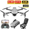 Nouveau drone GPS avec 5G WiFi FPV 2AXIS 4K Double caméra AntiShipake Gimbal 2000m Transmission Image Brossless Pro Drone vs F316119254917247