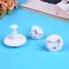 15 Typer Sugarcraft Fondant Cutter Plastkaka Mögel DIY Fondant Decorating Tools Plunger Pasta Socker Craft Die