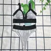 Pool Party Bikini Set Sexig tvådelar Badkläder Hög midja baddräkt snabb torr bikinis kvinnors designer baddräkter