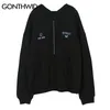 GONTHWID Coloré Papillon Effet Imprimer Sweats À Capuche Hoodies Streetwear Hommes Hip Hop Mode Casual Pull À Capuche Tops LJ201222