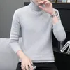 Winter High Neck Thick Warm Sweater Men Turtleneck Brand Mens Sweaters Slim Fit Pullover Men Knitwear Male Double Collar On Sale